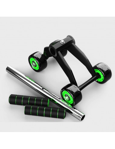 Rodillo Abdominal de 4 ruedas Crossfit