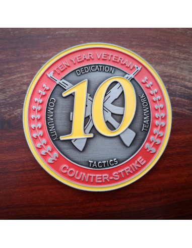 Moneda 10 Años Counter Strike